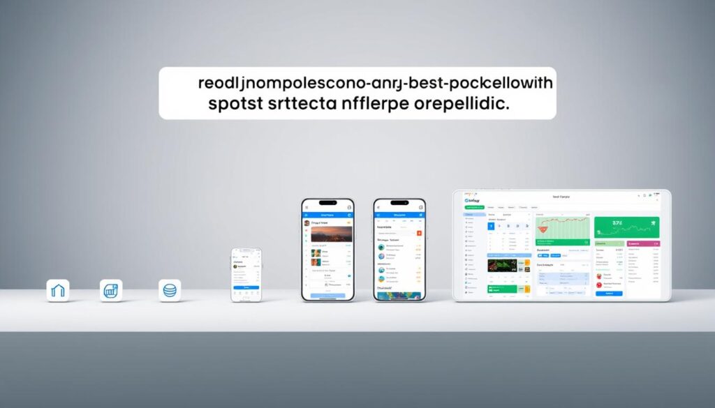 A clean, minimalist display showcasing a comprehensive comparison of popular sports betting tracking apps, set against a muted gradient background. The foreground features sleek, modern icons and UI elements for various app features, arranged in a grid-like layout to enable side-by-side evaluation. The middle ground depicts app screenshots, highlighting intuitive dashboards and analytics. The background evokes a sense of professionalism with subtle textures and lighting, creating an overall atmosphere of informed decision-making for the sports bettor.